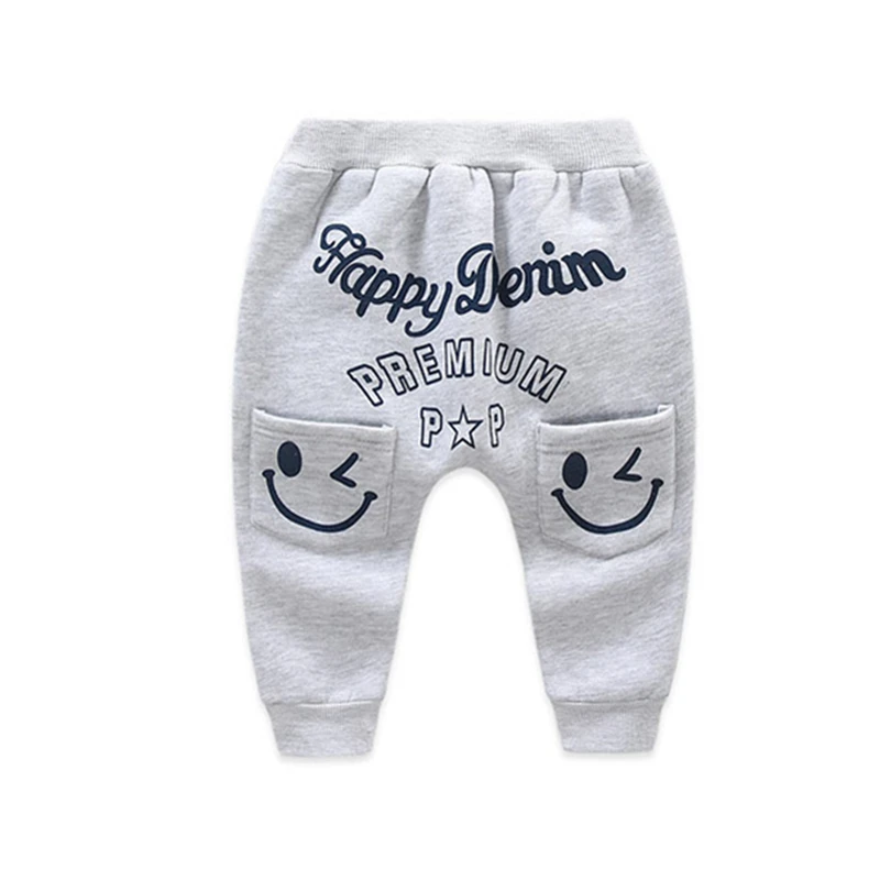 Хлопковые детские штаны брюки с эластичной резинкой повседневные для маленьких