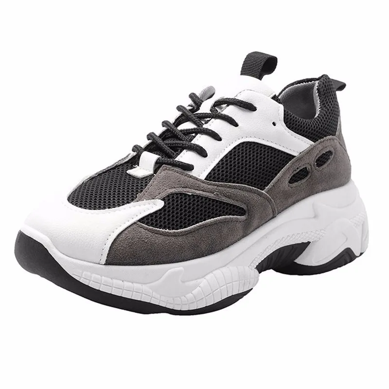 

2020 New Women's Fashion Thick Bottom Increased Retro Flat Strap Wild Classic Color Matching Non-slip Casual Shoes B20-13