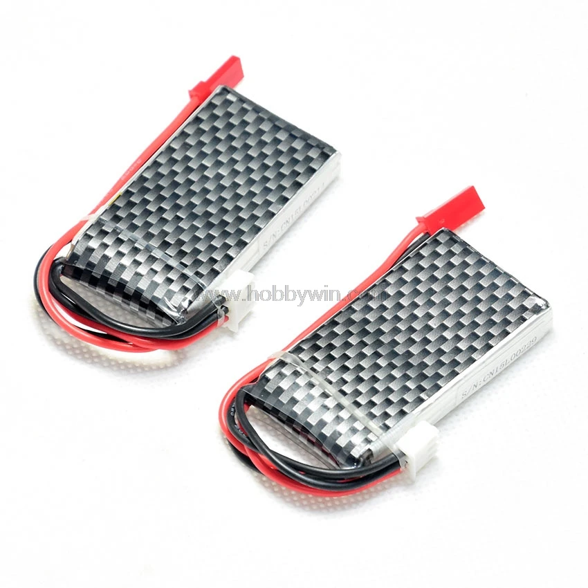 7 4 V 2S 450mAh 20C LiPo батарея JST вилка для Blade CX. Etc RC модель самолета Lipolymer power|Детали и
