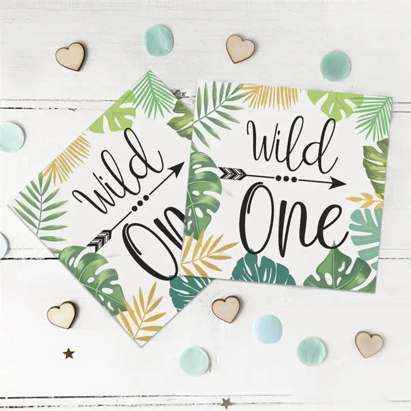 

1 Set Creative Birthday Party Disposable Tableware Paper Cups Paper Plates