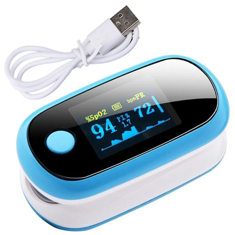 

Zl-001 Blood Oxygen Saturation Pulse Monitoring Home Usb Charging Health Care Convenient Fingertip Oximeter