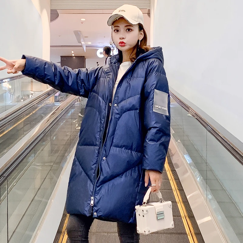 2019 Winter Warm Down Jacket Women Clothing Thick Long oversized Coat Hooded Korean Female Plus Size Puffer |