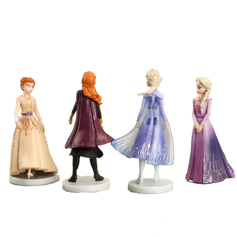 Мультфильм Аниме Снежная королева Принцесса Анна и Эльза куклы из ПВХ движущаяся