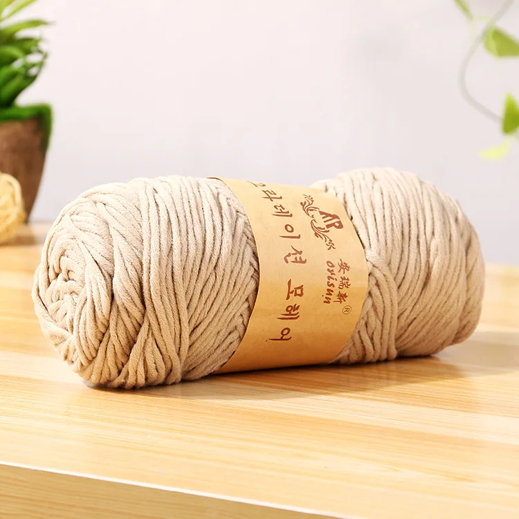 Многоуровневая крашеная пряжа для творчества 5 шаров = 800 г ручная вязка молочный