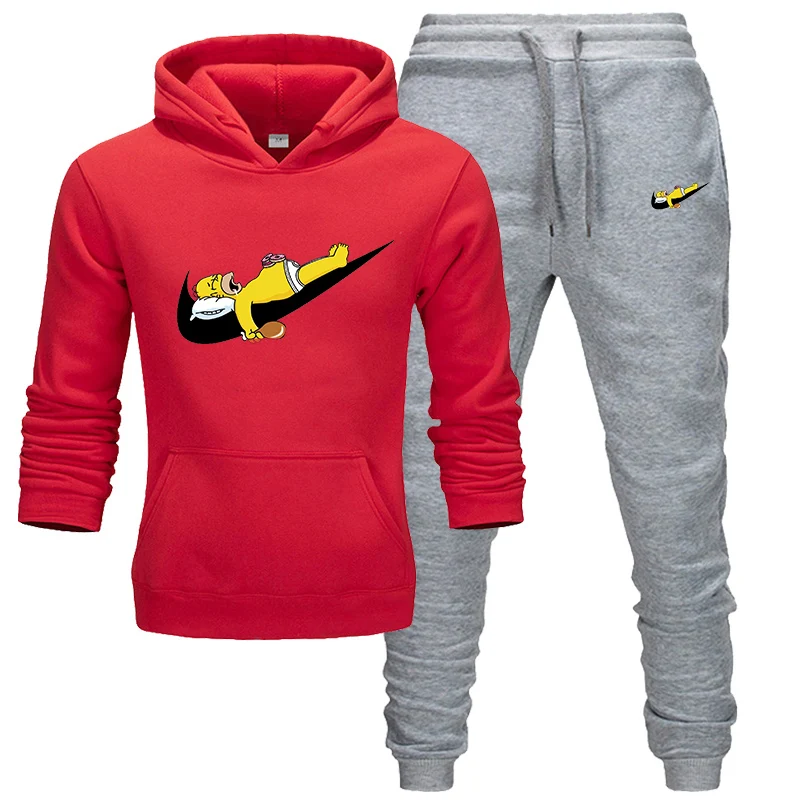 Новинка Лидер продаж комплект из двух предметов модные толстовки спортивная