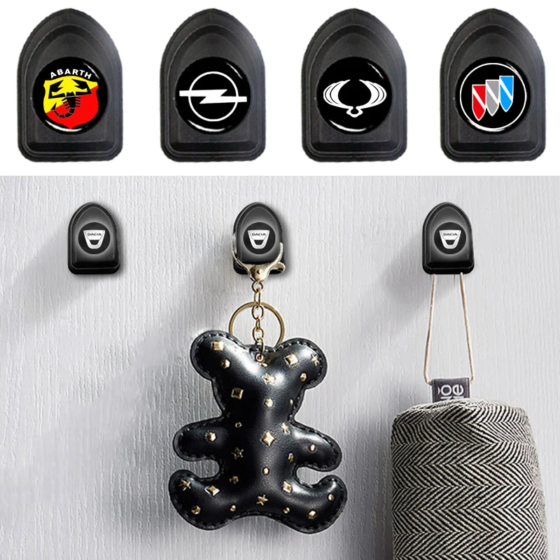 

4pcs Car Mini Hook Car Accessories Auto Goods for Toyotas Corolla Yaris Chr Auris RAV4 Land Cruiser Camry Highlander Prado Vitz