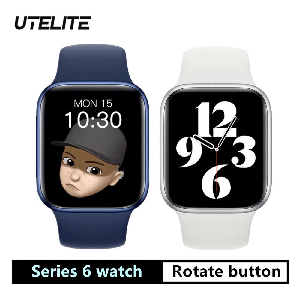 Умные часы UTELITE HW26 Plus для мужчин и женщин серия 1.75inc 6 смарт часов Bluetooth совместимые