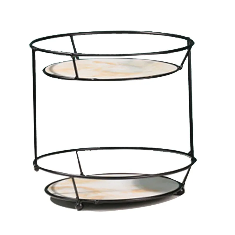 

Counter Double-Layer Shelf Home Cosmetics Storage Shelf Necklace Earrings Jewelry Display Stand
