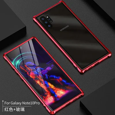 Ультратонкая металлическая рамка Note10plus зеркальная оболочка из закаленного