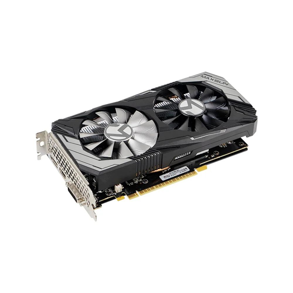 Maxsun GeForce GTX1650 Terminator 4G видеокарта Nvidia GDDR5 128 бит GPU для ПК DP DVI | Компьютеры и офис