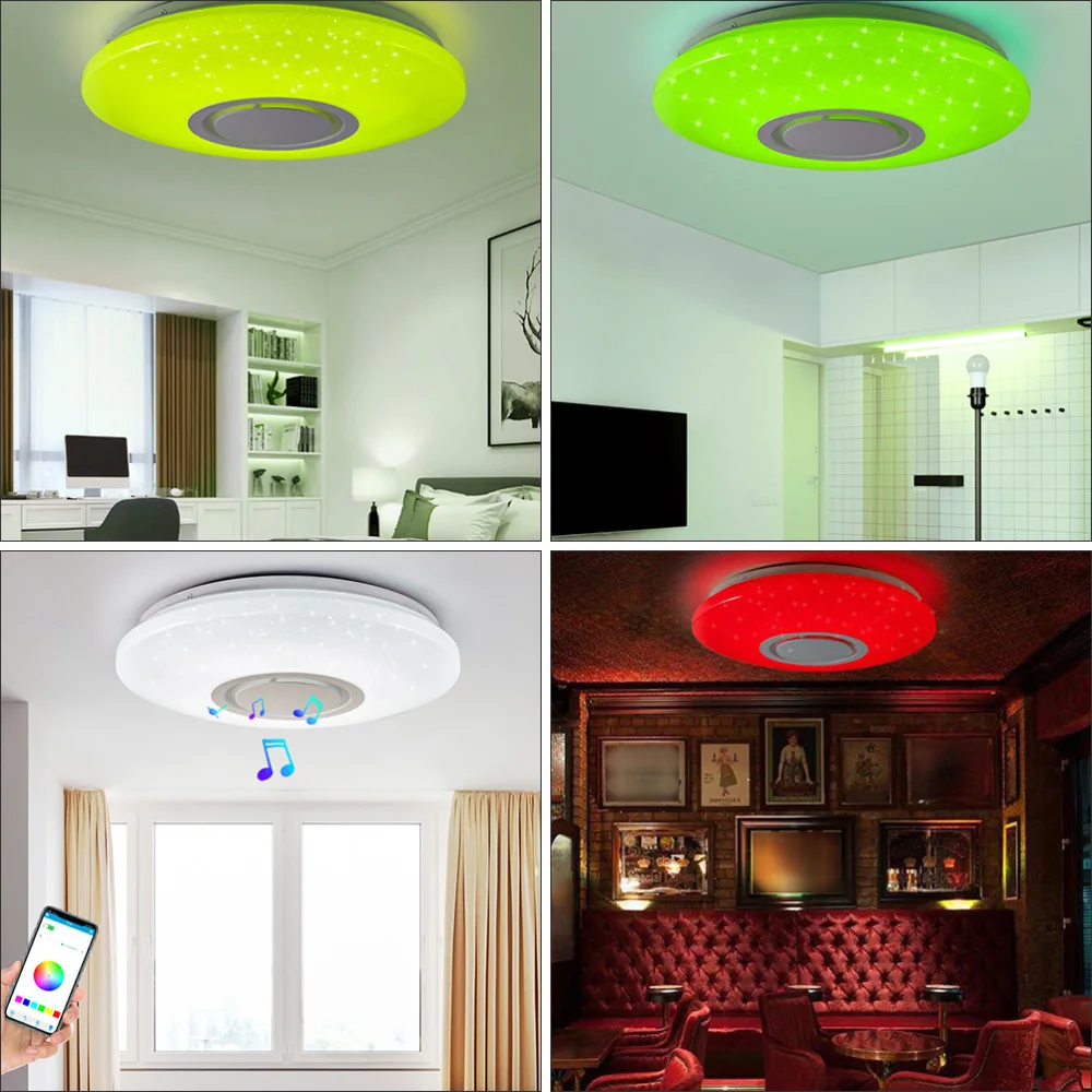 

LED Ceiling Lamp Colorful Living Room Light (36 W)