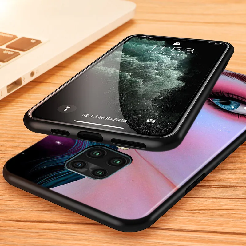 

Black Brown Hair Beauty Girl For Xiaomi Redmi Note 9 9S Pro Max 8T 8 7 6 5 Pro 5A 4X 4 Phone Case Silicone Bright Black Cover