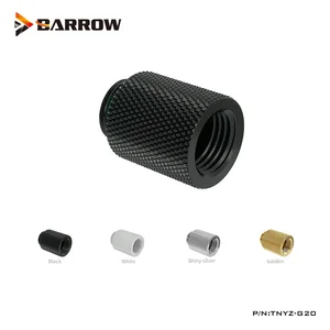 Удлинитель Barrow, золотистый, белый, черный, серебристый, G14 дюйма, разъем 20 мм, фитинги для компьютера с водяным охлаждением