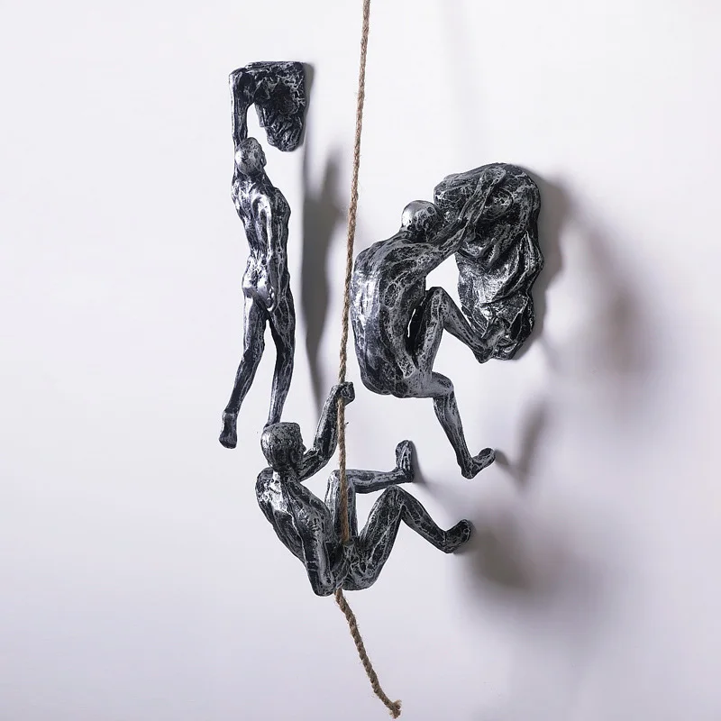 Скандинавская скалолазающая статуя Strongwell скульптура настенная подвесная