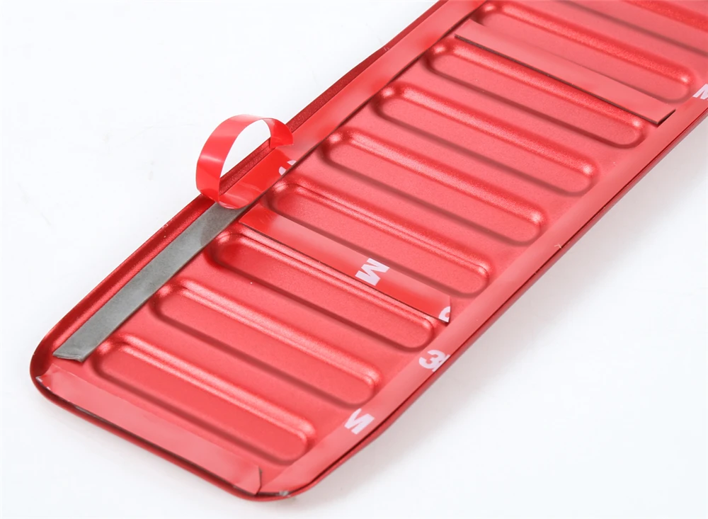 

ALU Car Interior Decoration Left Foot Rest Pedal Cover Trim for Ford Mustang 2015+ Stylish Decals Colorful Car Sticker Brand New