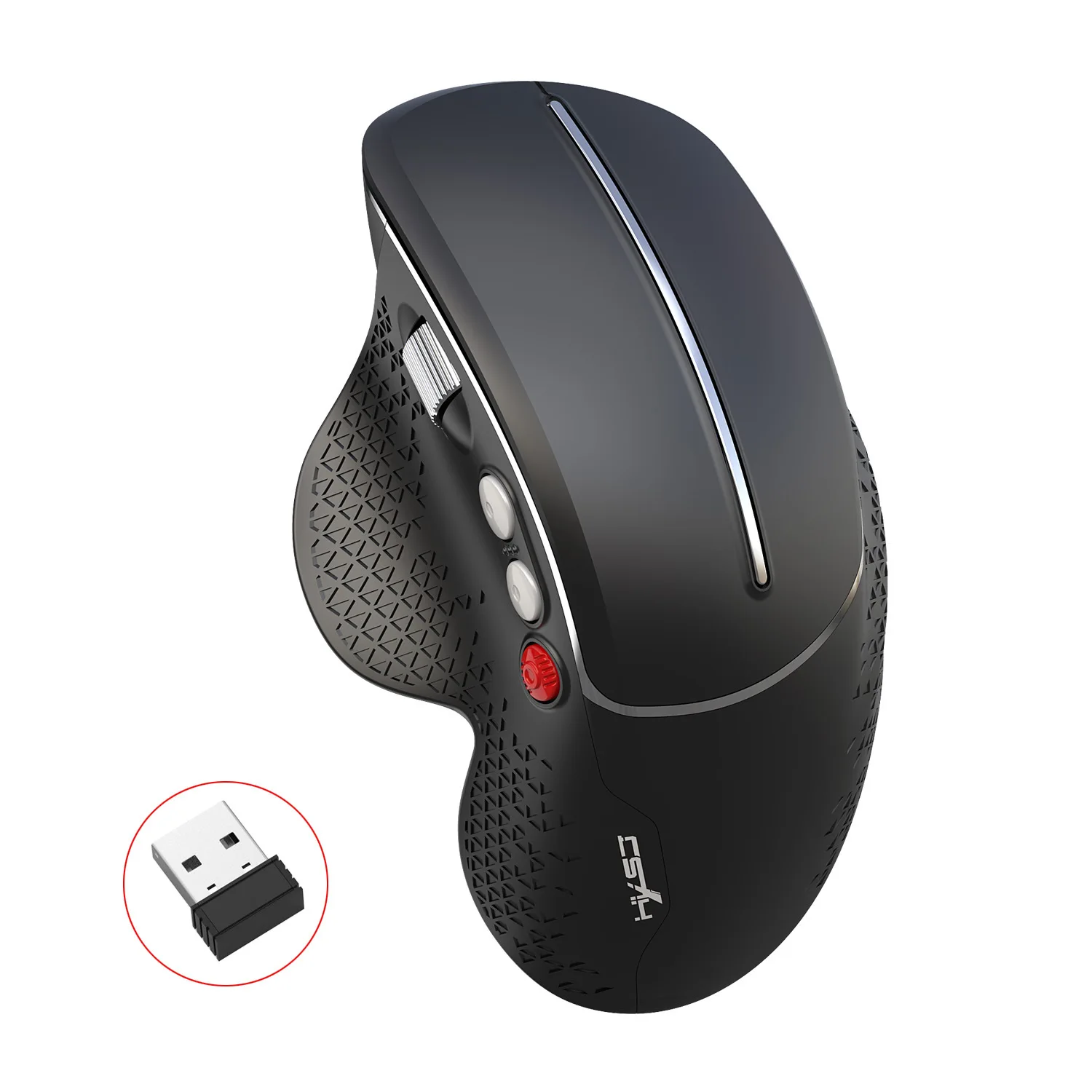 2.4G Wireless Mouse Vertical Mouse Ergonomic 3600 DPI Ergonomic Mouse Power Saving Mause Optical USB PC Mice for Laptop PC