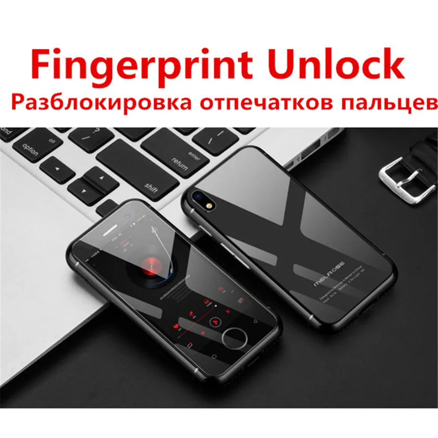 Мини карманный смартфон Melrose S9 PLUS, ультратонкий мобильный телефон с Android 7,0, 2,45 дюймов, MT6737, 1 ГБ, 8 ГБ, четырехъядерный процессор, с 4G, LTE, gps - Цвет: Black Home Key LET