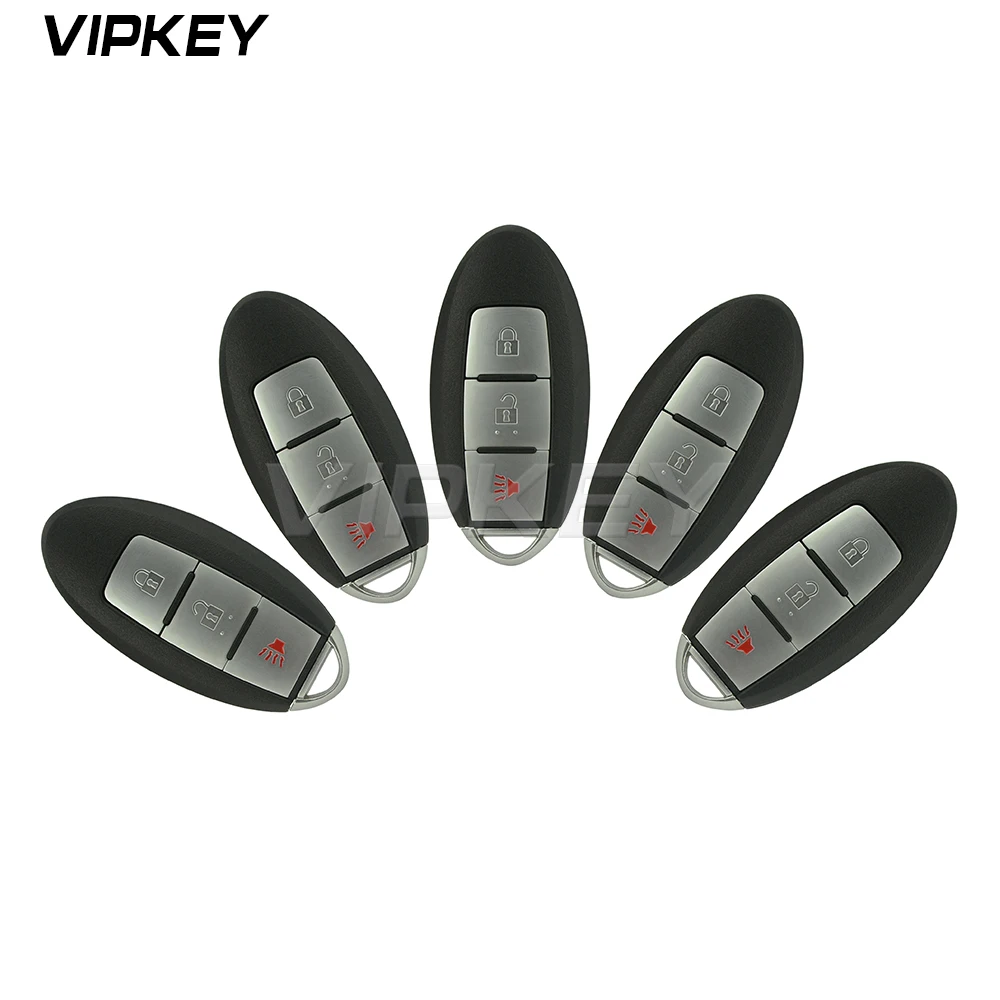 

Дистанционный ключ CWTWBU729, 5 шт., умный Автомобильный ключ с 3 кнопками, 315 МГц, с чипом ID46 для Nissan Versa Rogue Pathfinder 2010 2011 2012, дистанционный ключ