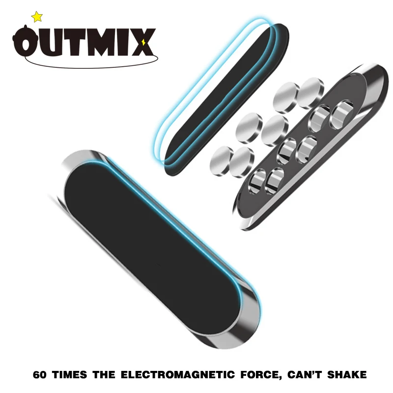 Магнитный автомобильный держатель OUTMIX для телефона универсальная подставка IPhone