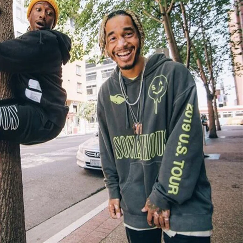 

SOCIAL HOUSE 2021 TOUR HOODIE Hooded Men Women Best quality Travis Scott Astroworld Sweatshirts
