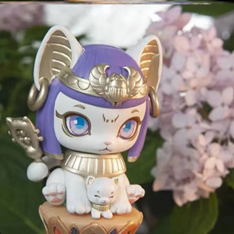 

Новинка 2021, милые настольные аксессуары, Молодежный Египетский Бог в детском саду, серии kawaii глухая коробка, подарки, декор для стола AARU GARDEN ...