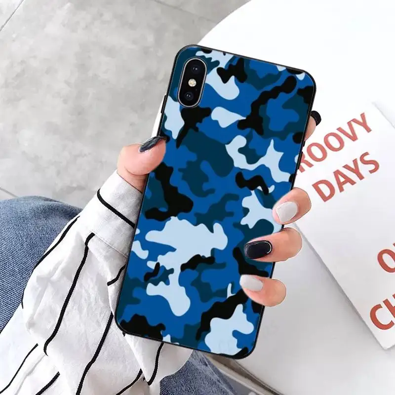 

Camouflage Pattern Camo military Army Phone Case for iPhone 11 12 pro XS MAX 8 7 6 6S Plus X 5S SE 2020 XR mini