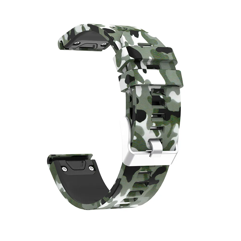 B Ремешок для часов Силиконовый браслет для Garmin Fenix 5 Plus Замена наручного браслета Quick Release для Garmin forerunner 935 945 quatix 5 - Цвет: B