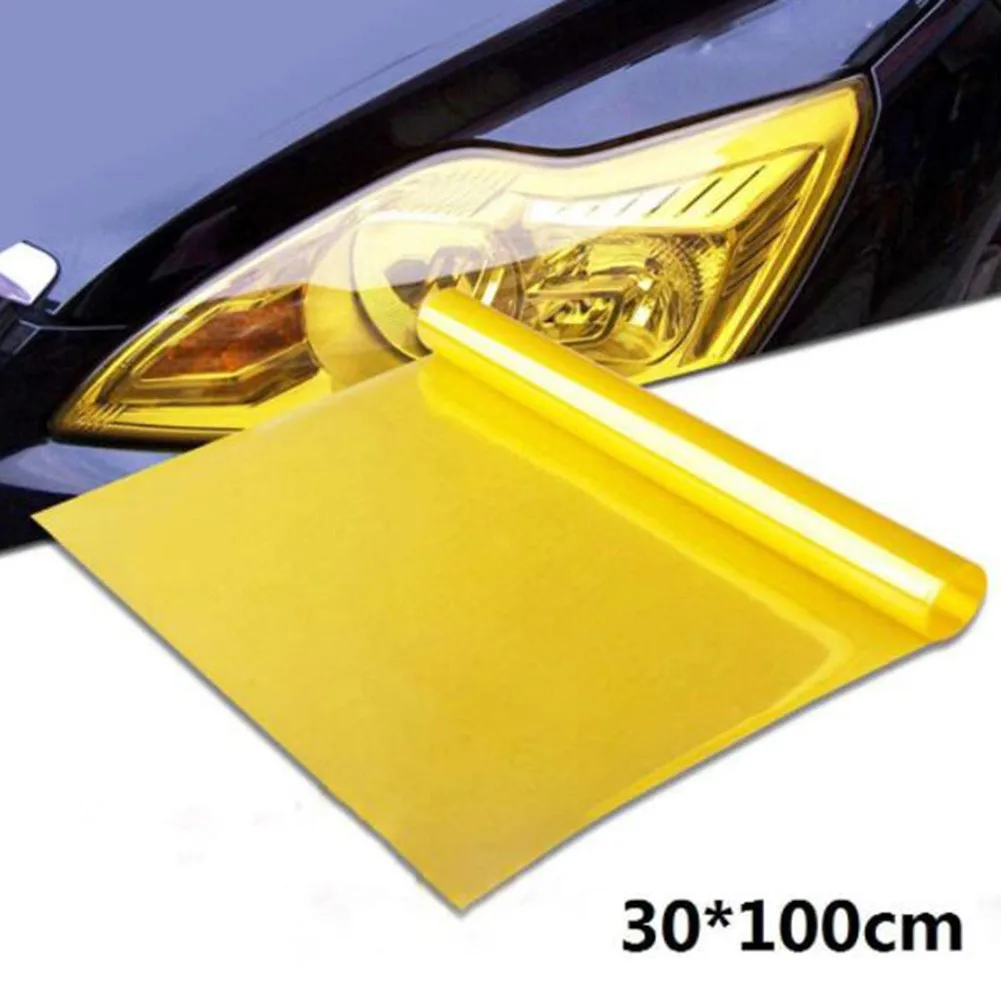 Виниловая пленка для автомобильных фар не выцветающая ПВХ из фольги задних