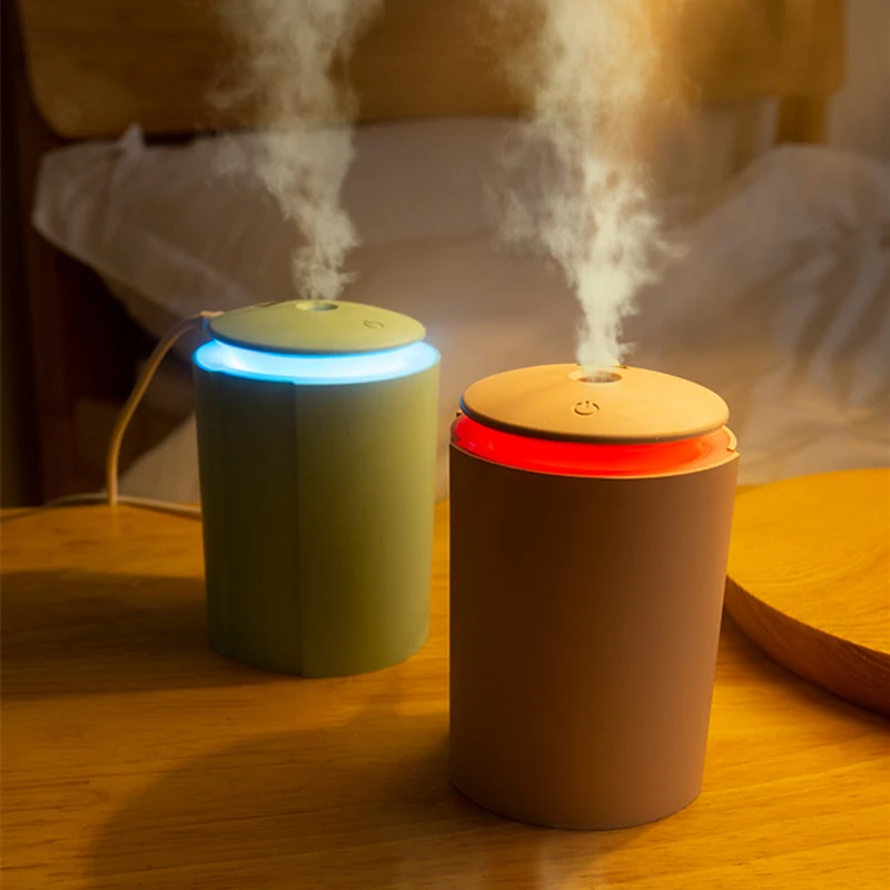 Мини увлажнитель воздуха для дома USB распылитель арома-диффузор светодиодный
