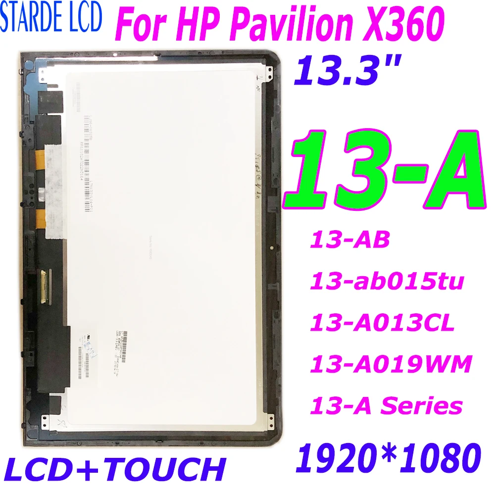 13, 3  HP Pavilion X360 13A 13-AB 13-ab015tu SPS 909632-001 13-A013CL 13-A019WM 13-A Series -     