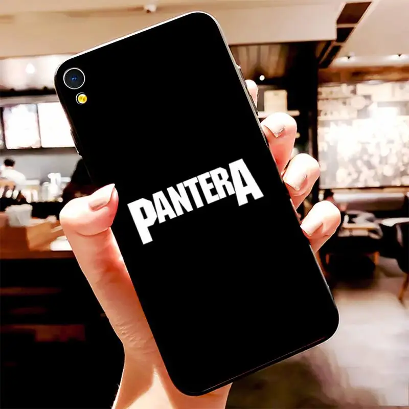 

HPCHCJHM Anselmo Pantera Ritual Metal Band Black TPU Soft Phone Case Cover For Vivo Y91c Y17 Y51 Y67 Y55 Y93 Y81S Y19 Y7S Case