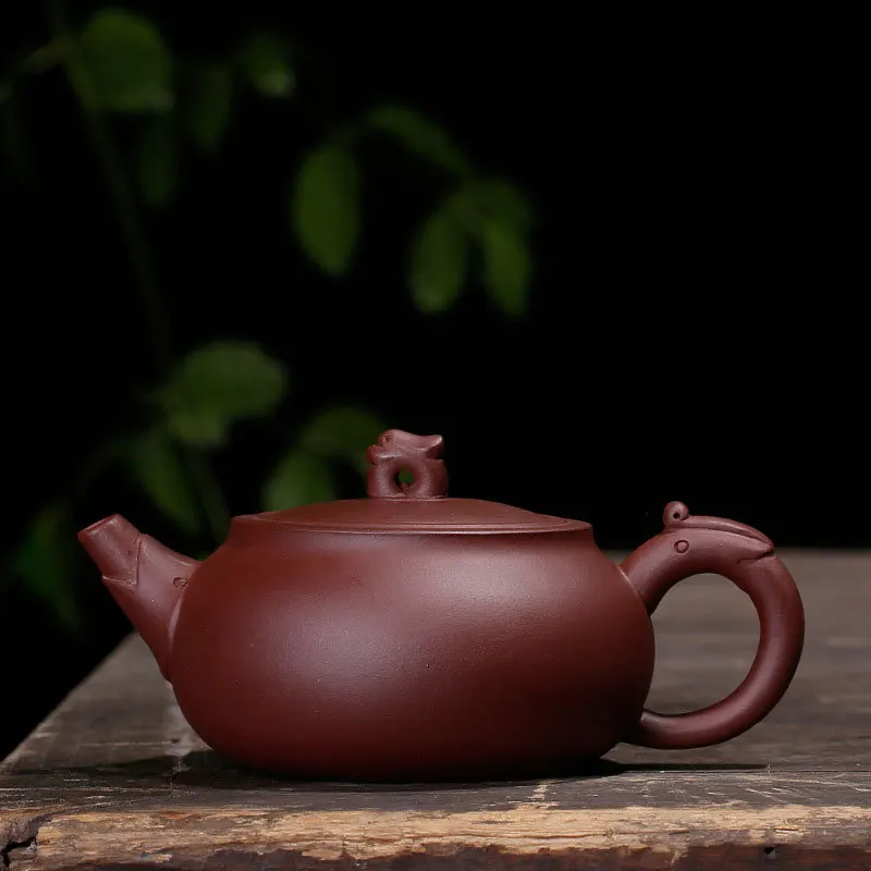 

Yixing Longxing World Purple Clay Teapot Mesh Outlet 280Ml Machine Pressed Teapot Abrasive Tool
