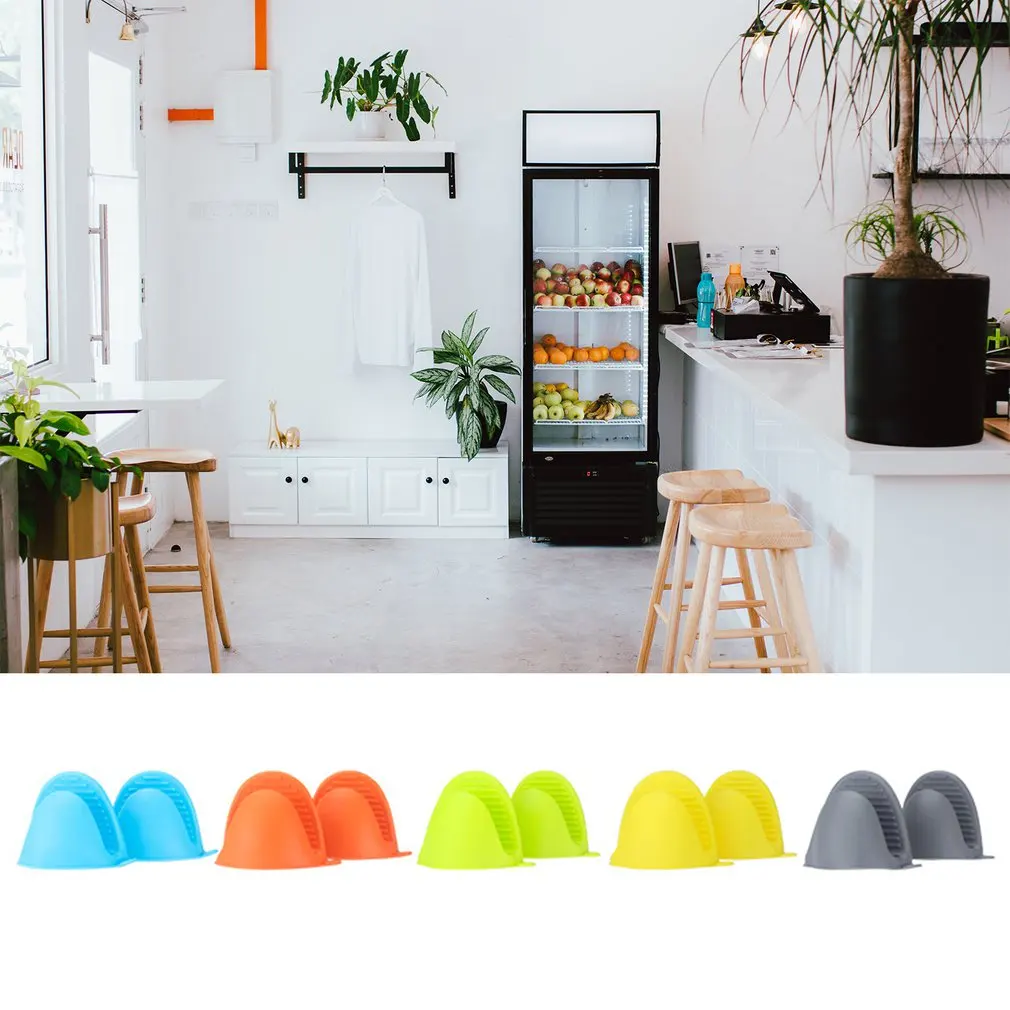 Утолщенные анти обжигающие силиконовые зажимы для рук духовки