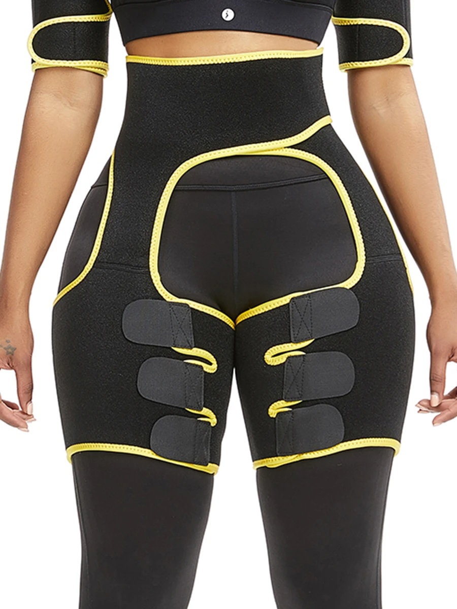 

Basic Shaping Yellow Butt Lifting Neoprene Thigh Shaper Supper Fashion