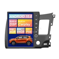 zwnav tesla car android radio for honda civic rhd 2008 2011 car gps navigation