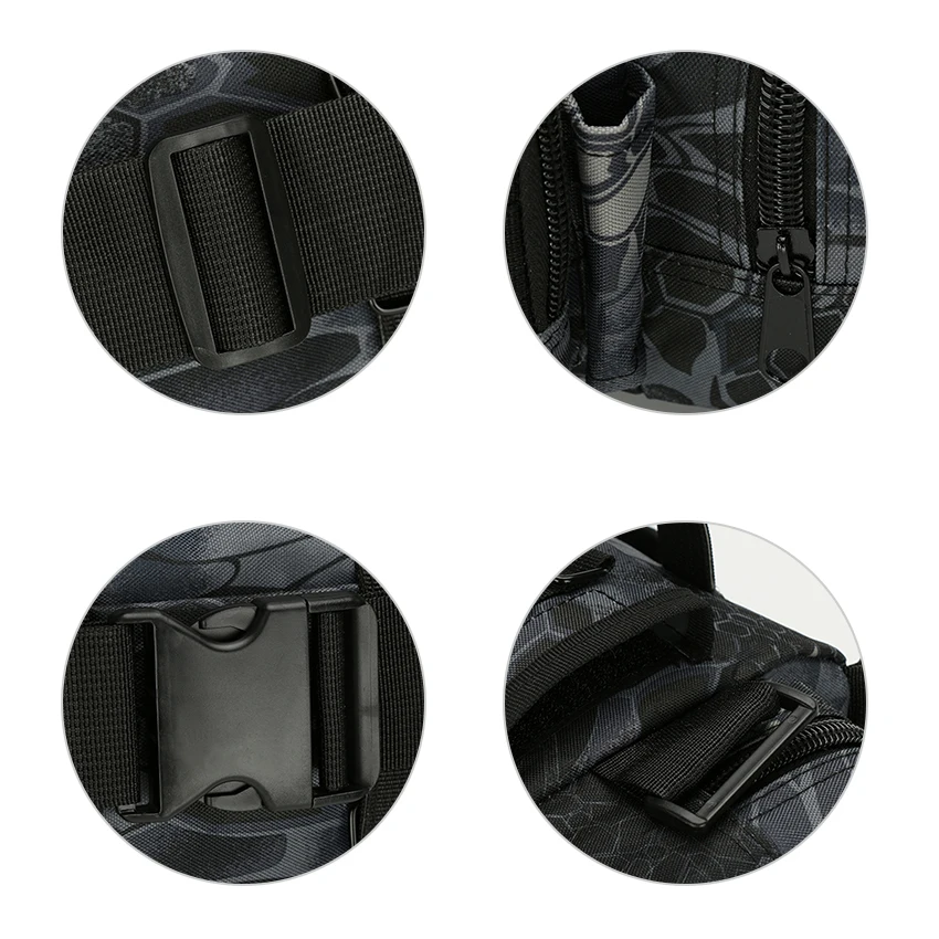 Водонепроницаемая поясная сумка из ткани Оксфорд для мужчин и женщин Военная