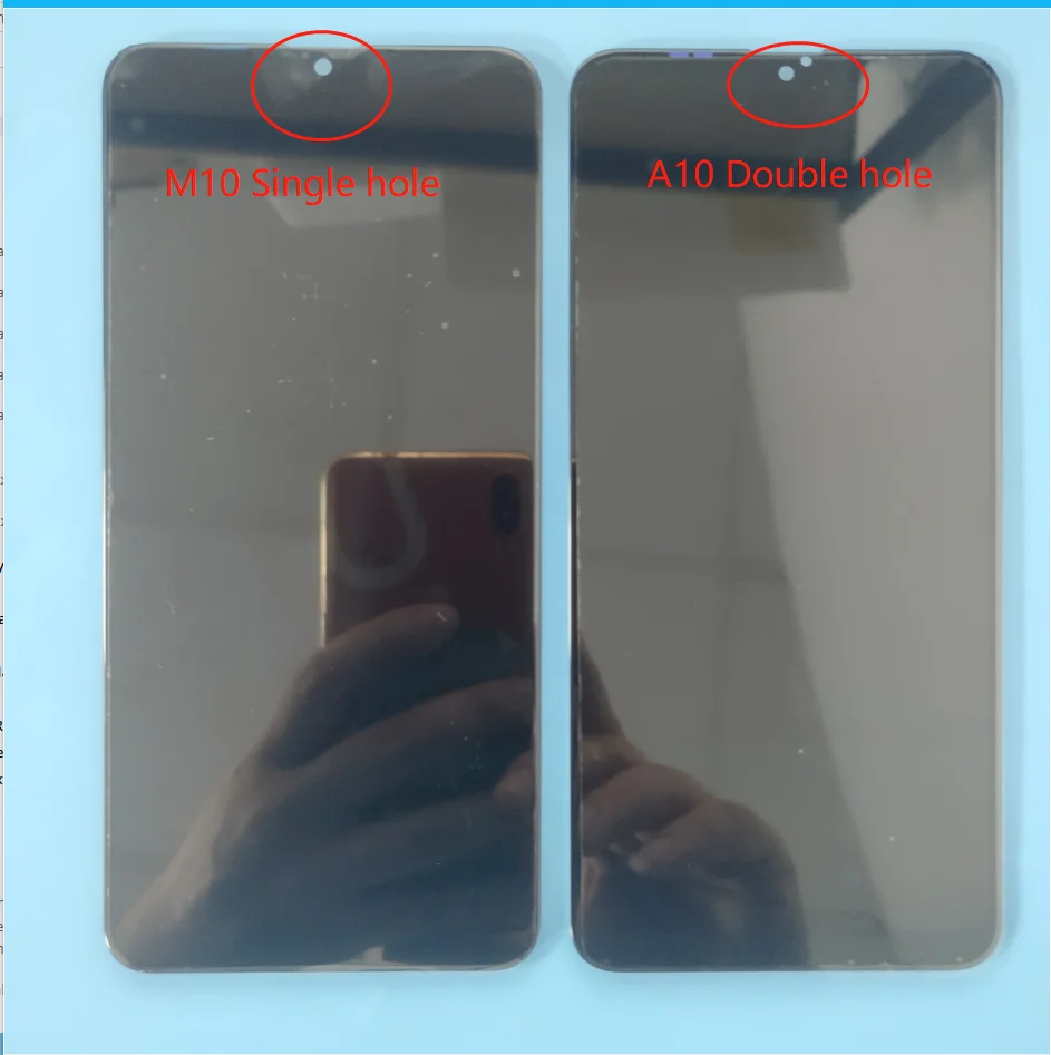Оригинальный ЖК дисплей Super AMOLED для Samsung galaxy A10 M10 A105/DS A105F A105FD M105 10 шт. сенсорный