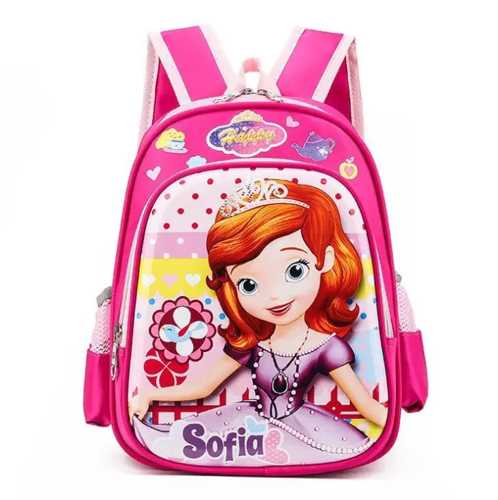 Детский рюкзак Disney «Холодное сердце», школьный ранец для начальной школы, симпатичная мультяшная София, сумки для девочек