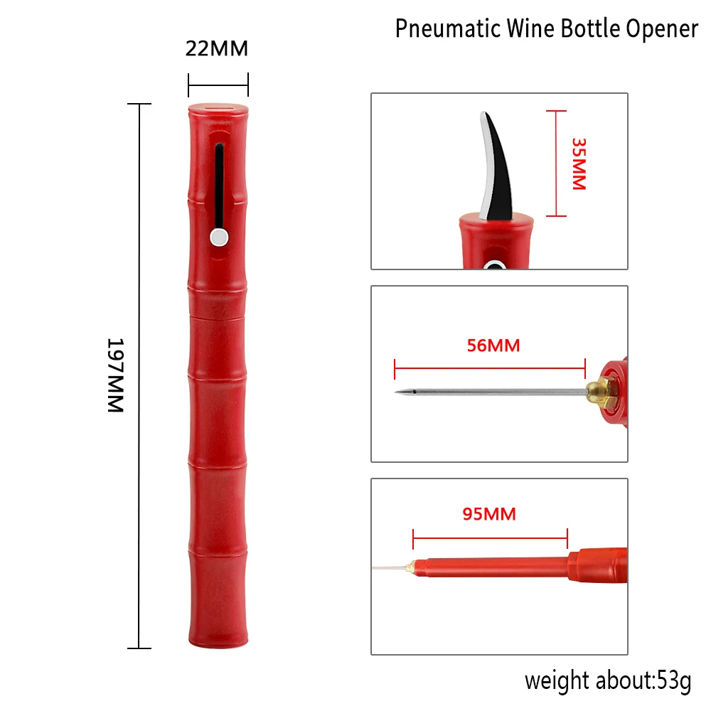 Damask 1Pcs Wine Opener Multifunction Can Jar Bottle Red Beer Air Pressure Type Pumps Corkscrew Cork Out Tool | Дом и сад