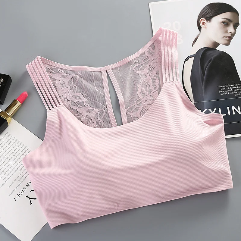 

Ice Silk (искусственное волокно нижнее белье для Для женщин нить, пуш-ап, бюстгальтер Пуш Ап кружевной корсет с низким вырезом на спине бюстгаль...