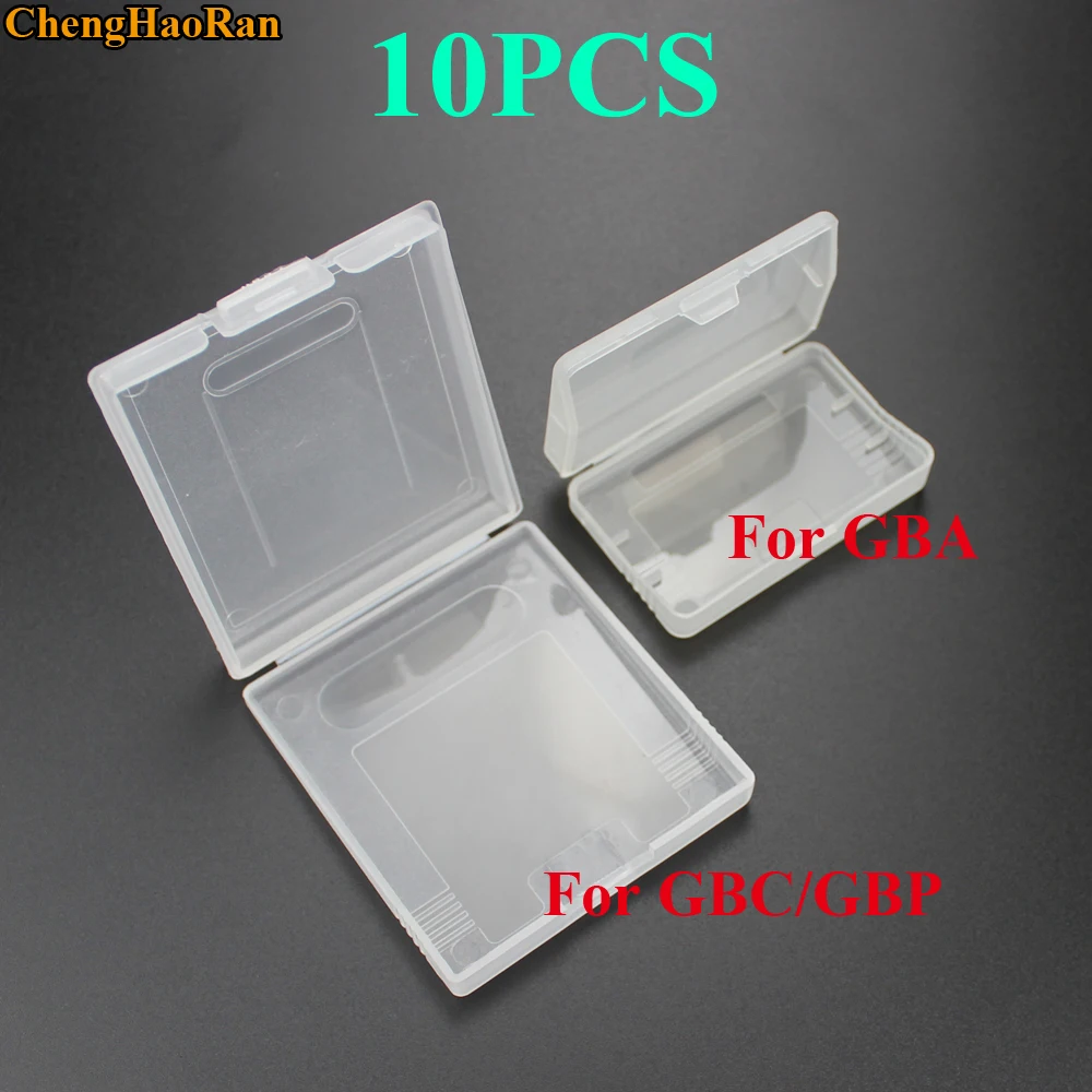 10pcs Game Cartridge Plastic Cases Game Cards Storage Box For Nintendo GameBoy Pocket GBA GBC GBP Protector Holder Cover Shell