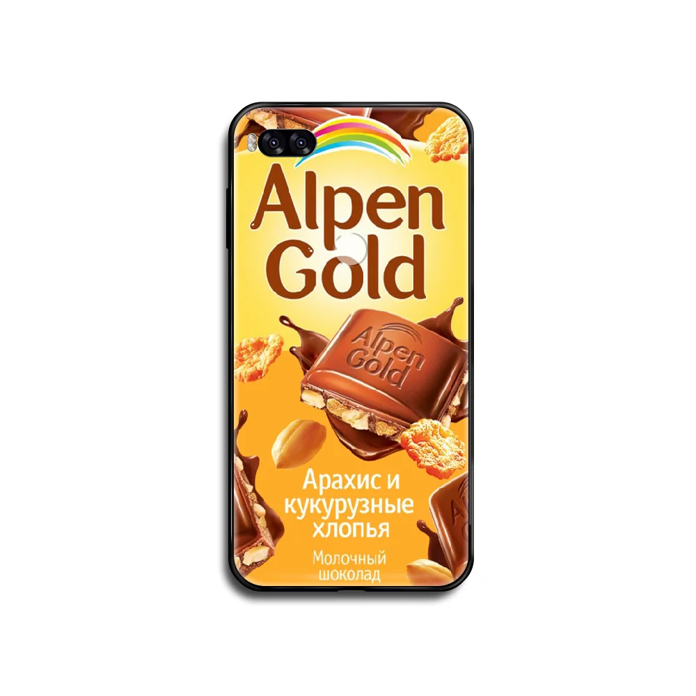 

ALPEN GOLD chocolate Phone case cover hull For Xiaomi Redmi Mi Note 3 5 6 8 9 A1 2 Max3 Mix2 X SE Lite Pro black waterproof tpu