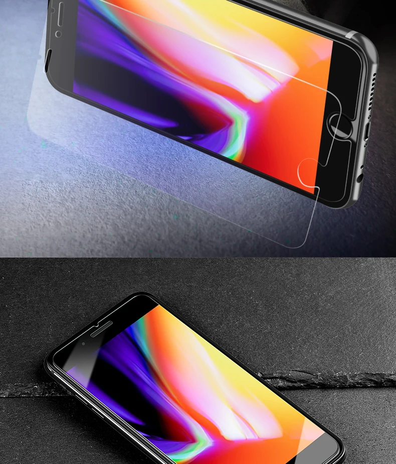 3 шт защитное стекло на iPhone X XS Max XR закаленное стекло для iPhone 7 8 6 6s Plus 5 5S SE Защитная пленка для экрана