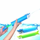 Летние Водные игрушки EVA Водяной Пистолет Бластер шутер насосный опрыскиватель Акула крокодил водяной пистолет игрушки для детей летний цвет