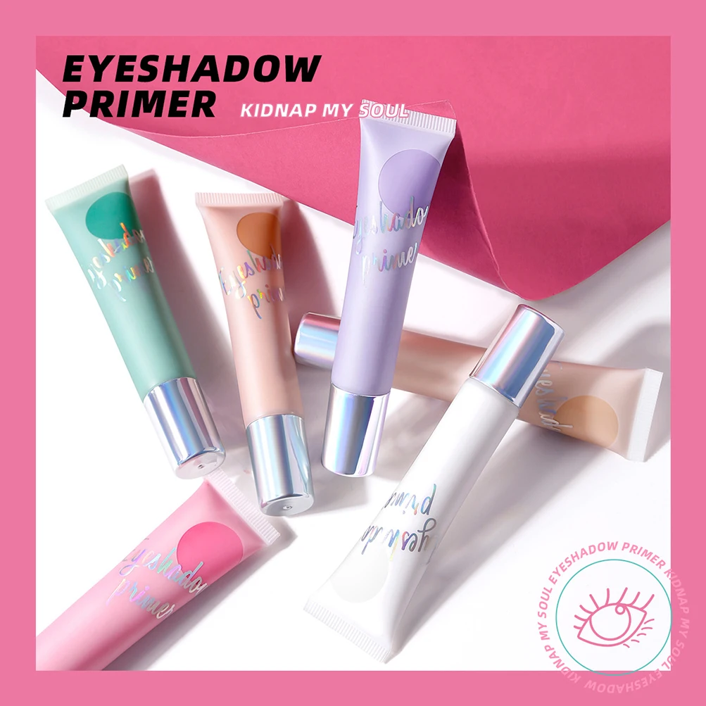 6 Colors Eyeshadow Primer Private Lable Base Cream Eye Concealer Custom Waterproof Eye Shadow Primer 24 Hours Makeup Cosmetic