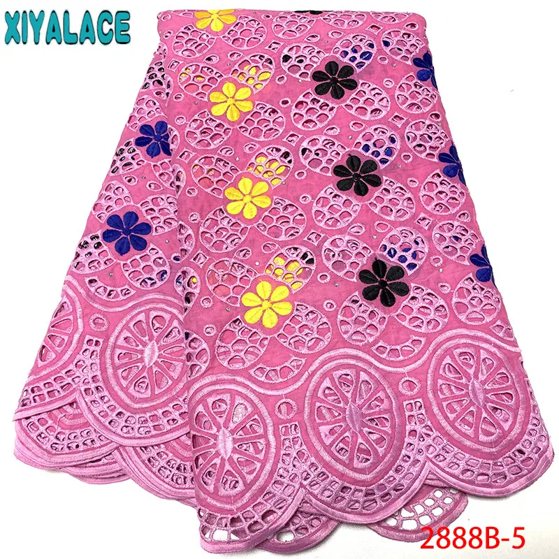 Небесно голубая хлопчатобумажная кружевная ткань нигерийские кружева 2019