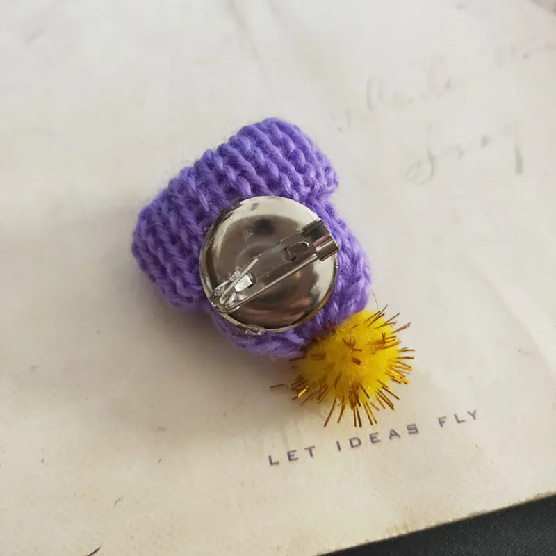 21 цвет разноцветная шерстяная брошь в виде шляпы милая детская для девочек и