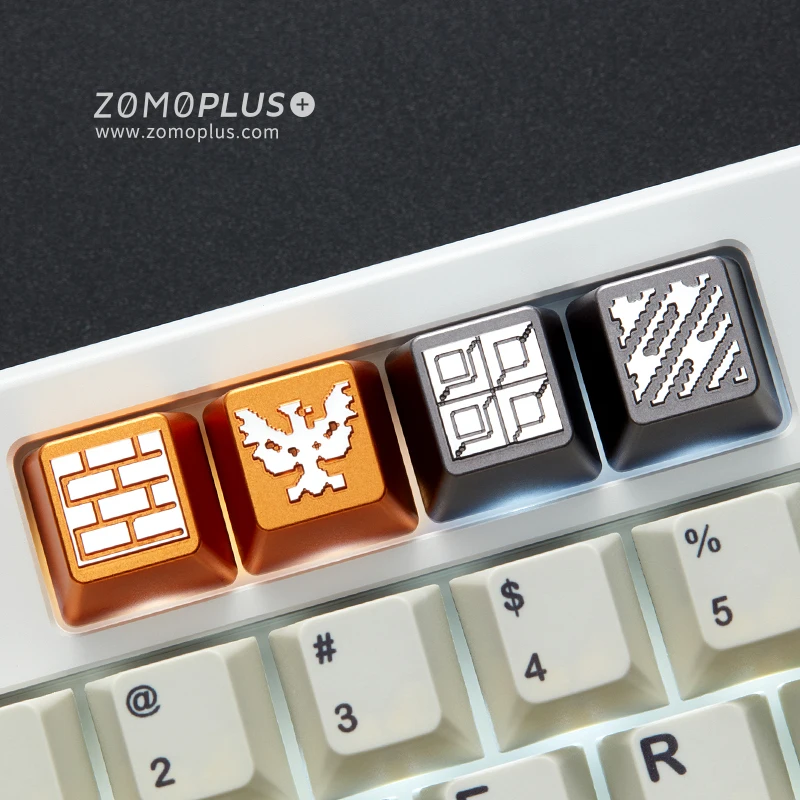 Zomo боевой город Танк ремесленник Keycap CNC анодированный алюминий совместимый Cherry MX