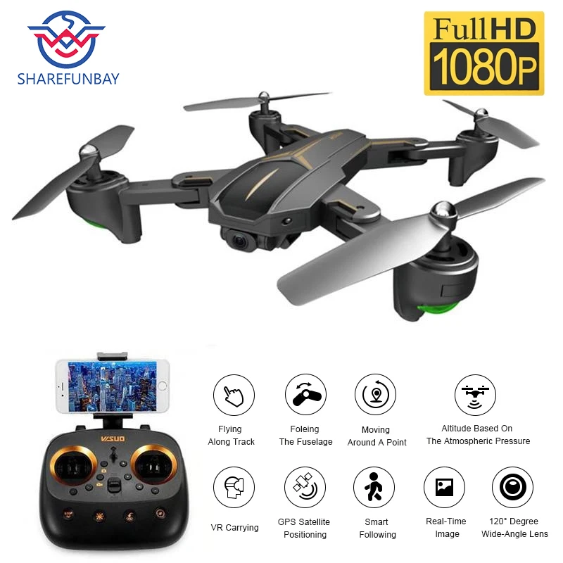 Дрон gps XS812 HD Квадрокоптер самолет wifi в режиме реального времени fpv персонажи
