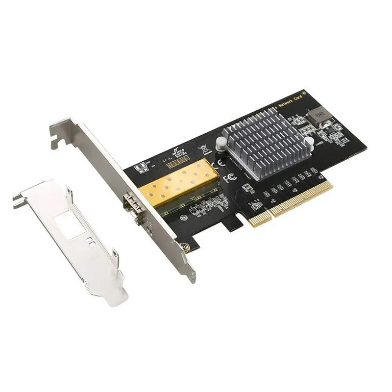 High quality  10Gbps pcie Lan Card PCI Express Slot Network Adapter 10G gigabit with Intel 82599 Chipset